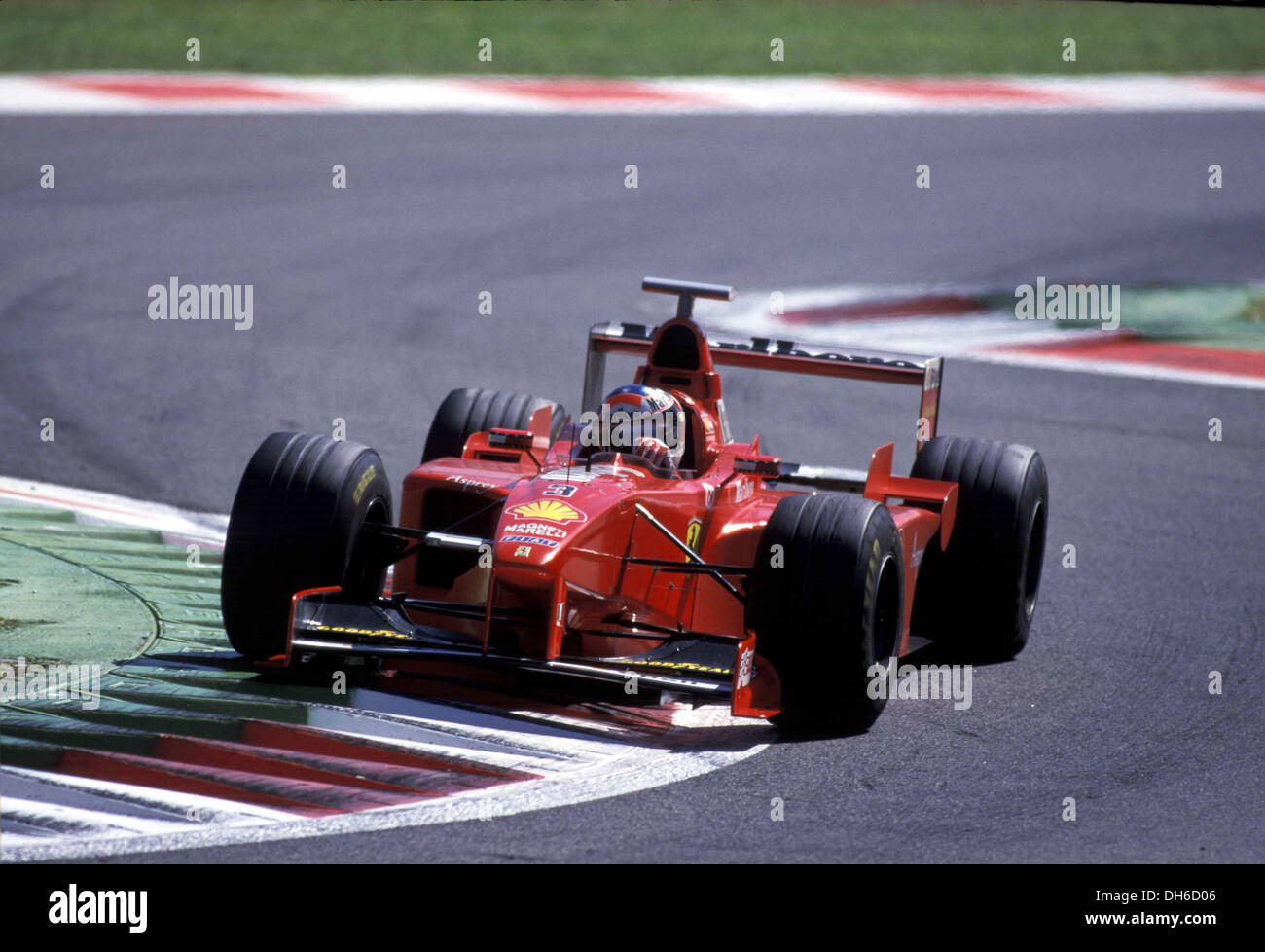 Michael Schumacher in a Ferrari F300 at the Italian GP, Monza, Italy 1998. Stock Photo