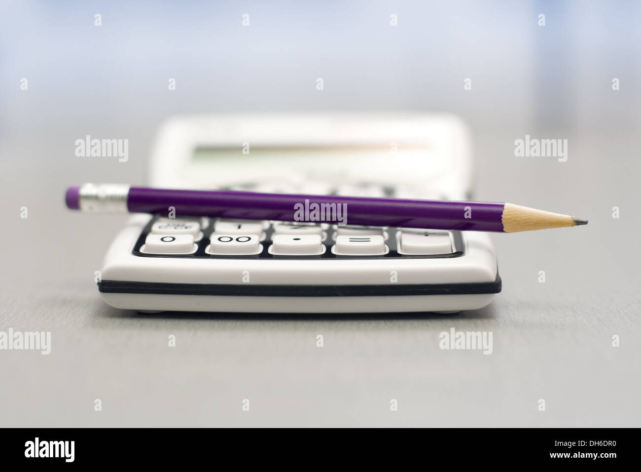 Computational objects - pocket calculator and graphite pencil