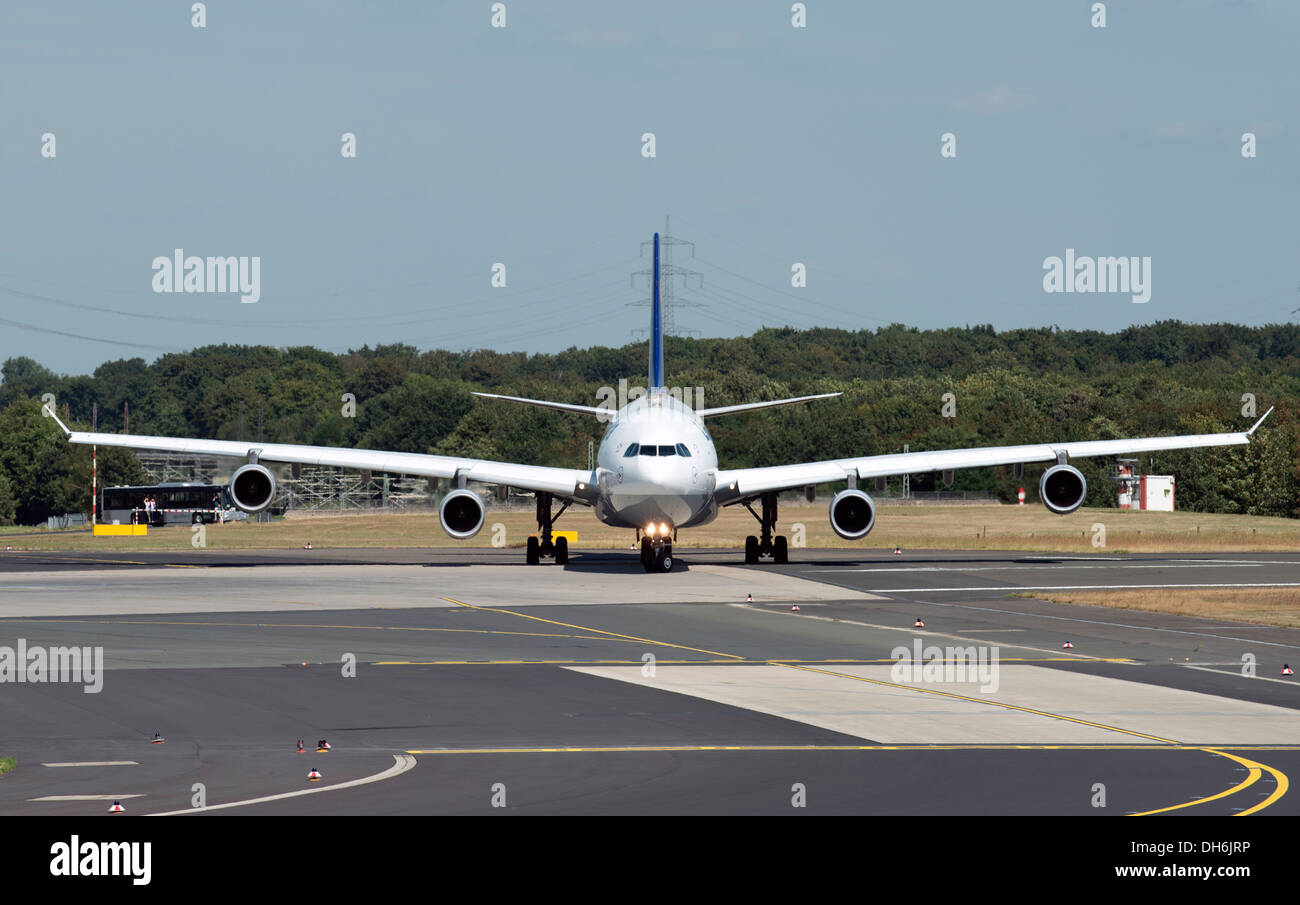 Lufthansa Airbus A340 Stock Photo