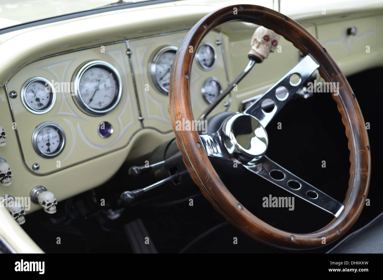 custom car interior Stock Photo - Alamy