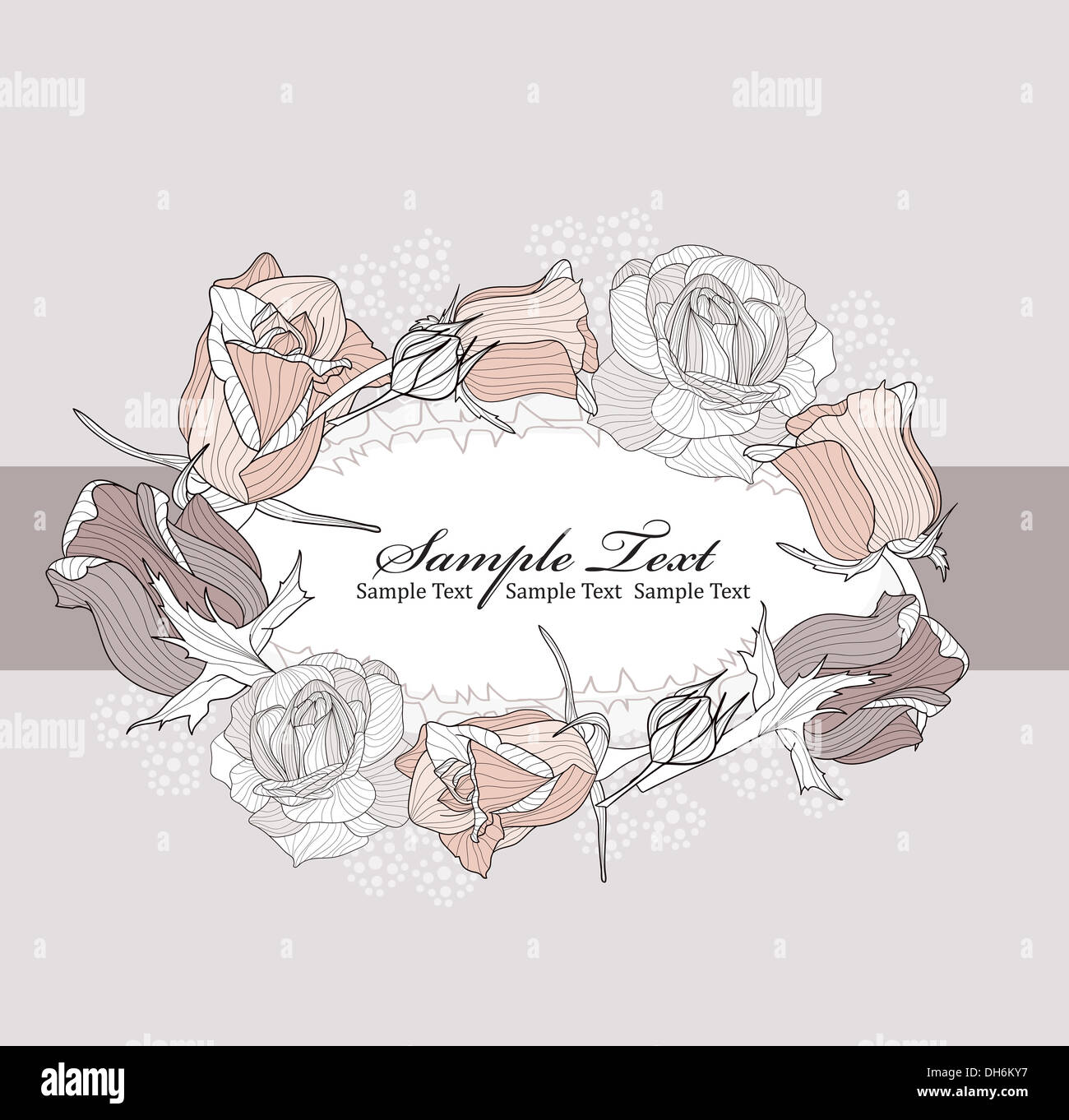 Modern abstract roses background. Background with flowers Stock Photo ...