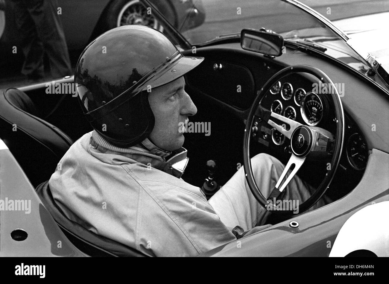 Gentleman Jack' Sears, the Norfolk farmer cum racing driver in Willment Cobra, Sussex Trophy Goodwood , England 30th March 1964. Stock Photo