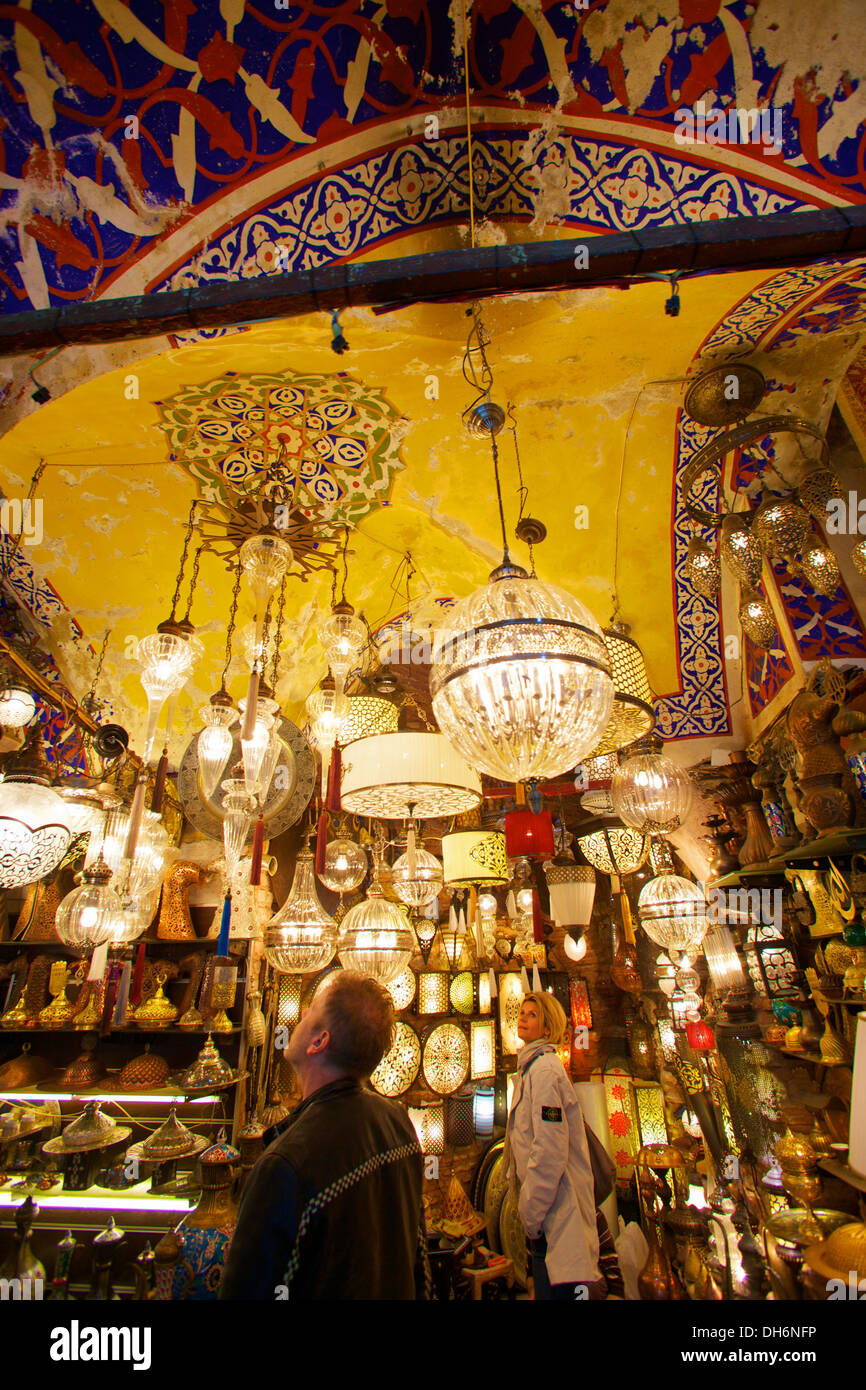 Lighting Shop, Grand Bazaar, Istanbul, Turkey Stock Photo Alamy