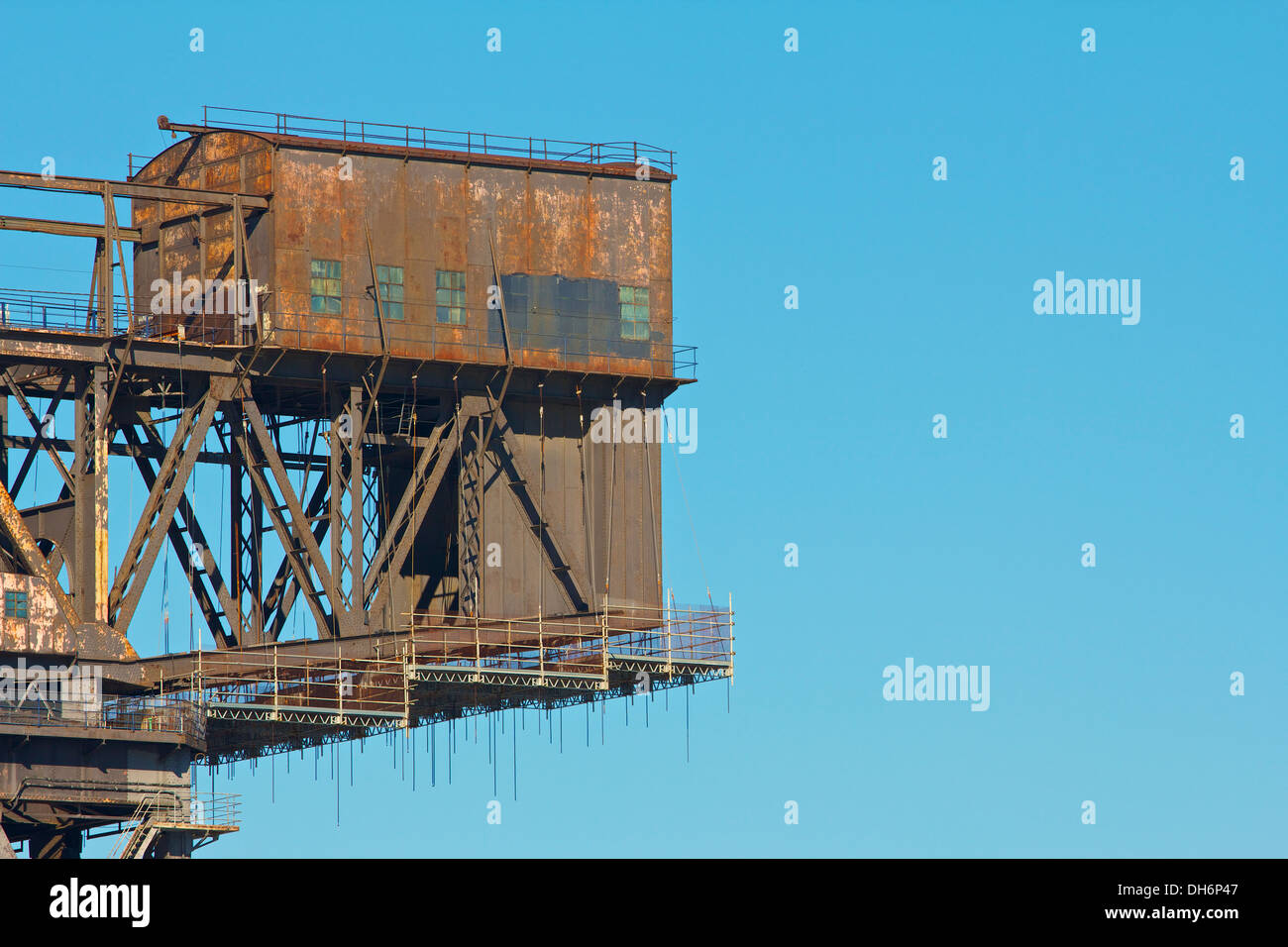 Heavy Lift Crane At The Australian Naval Yard, Woolloomooloo Bay