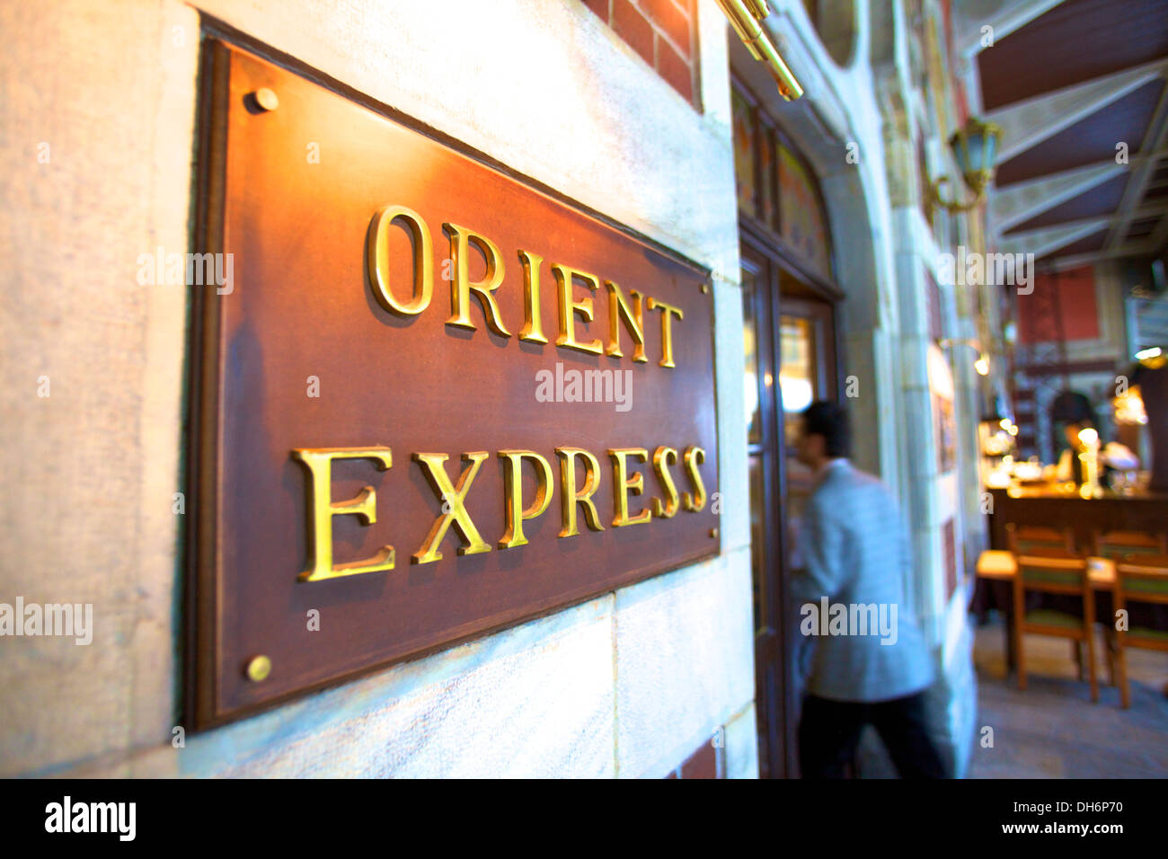 Orient Express, Sirkeci Station, Istanbul, Turkey Stock Photo