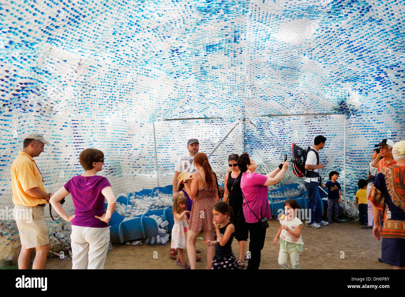 Head in the Clouds pavilion on Governors Island Stock Photo Alamy