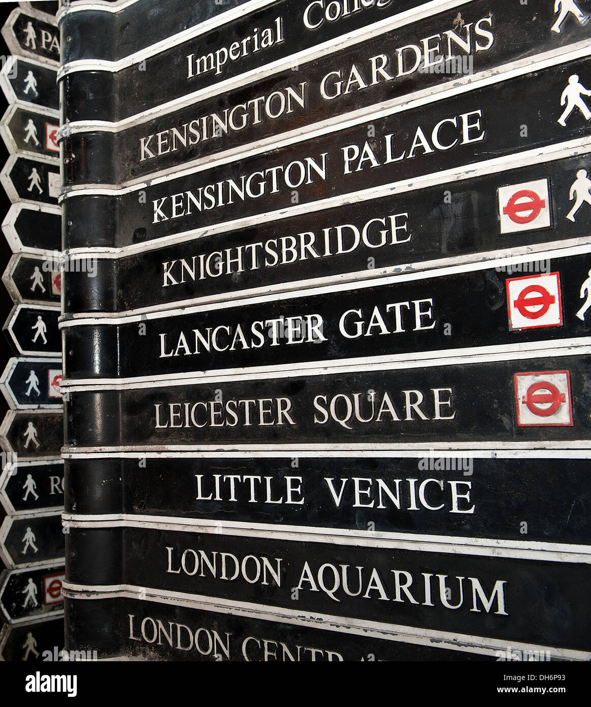 A selection of the finger street signs pictured here during the auction