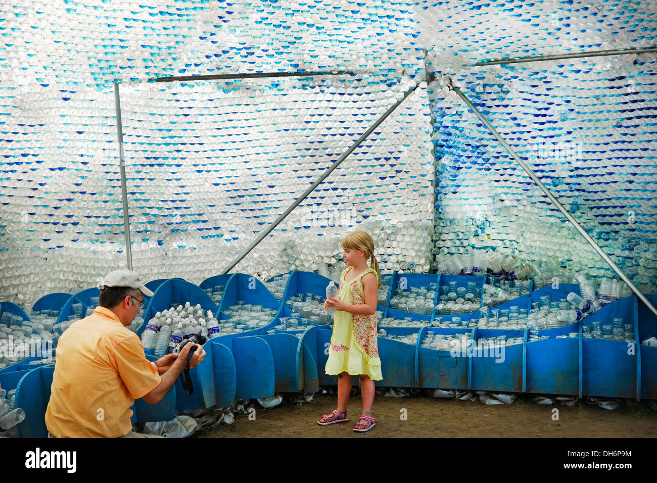 Head in the Clouds pavilion on Governors Island Stock Photo Alamy