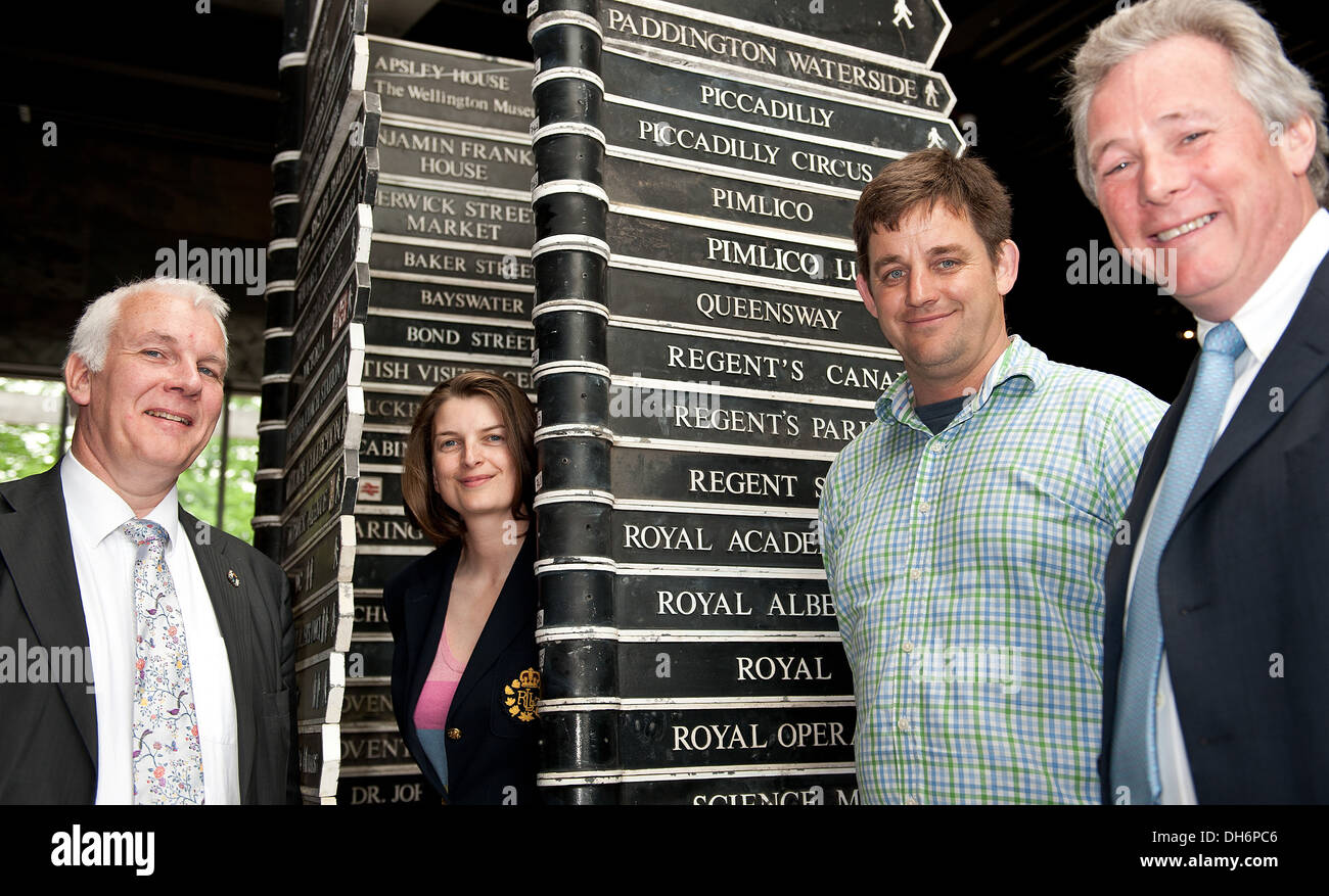 At the auction of iconic London street signs at the Summers Place