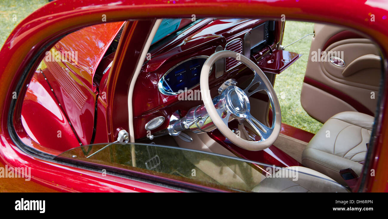 Classic American Custom Car, seen at Show and Shine in Granum Alberta