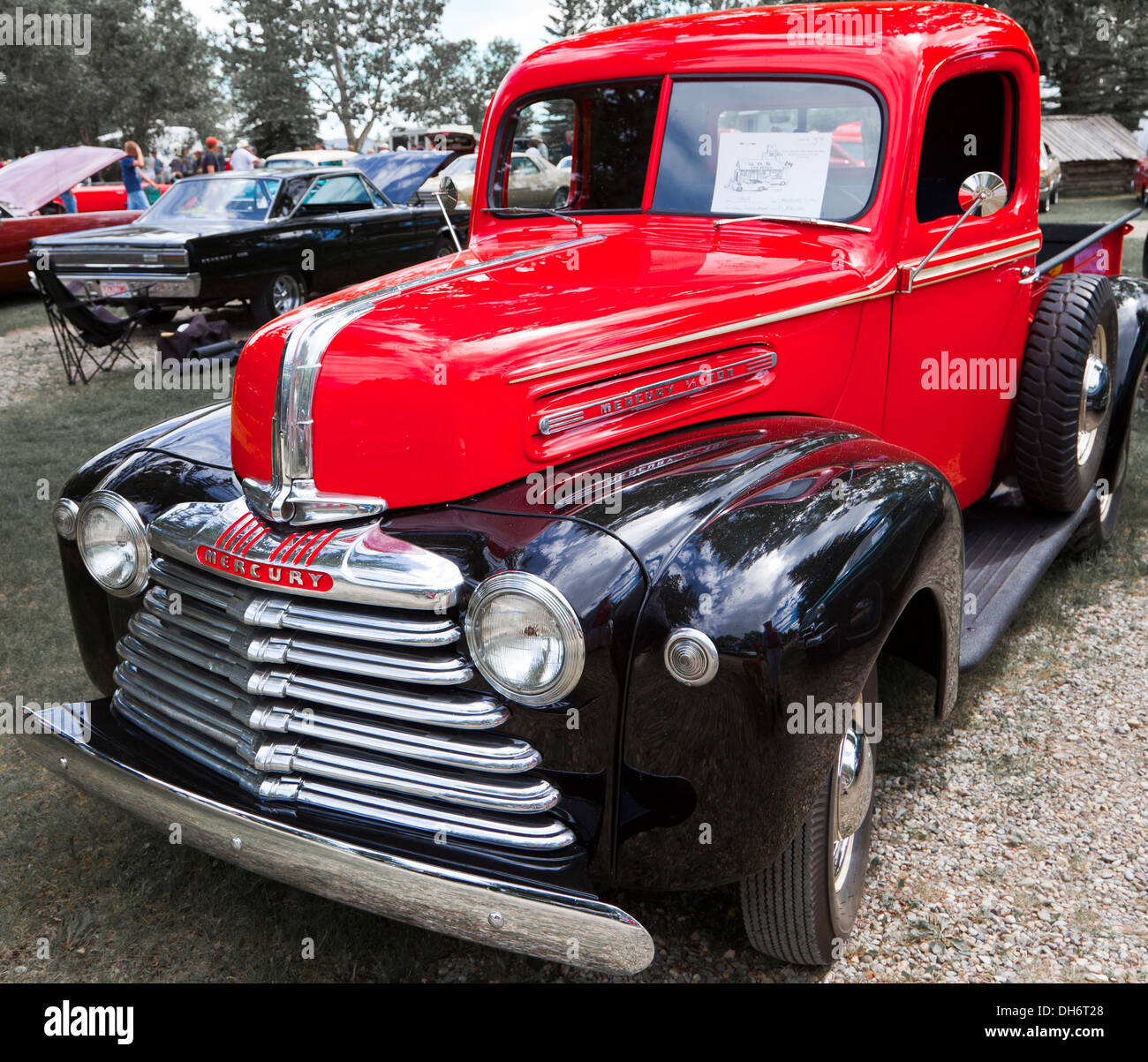 Classic American Custom Car, seen at Show and Shine in Granum Alberta