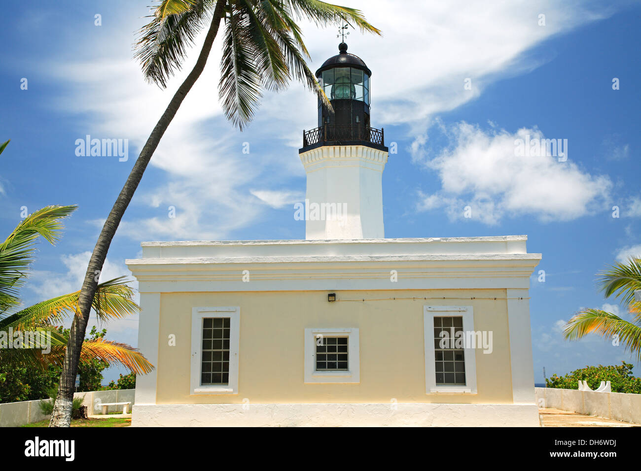 Maunabo/Punta Tuna Lighthouse (1892), Maunabo, Puerto Rico Stock Photo