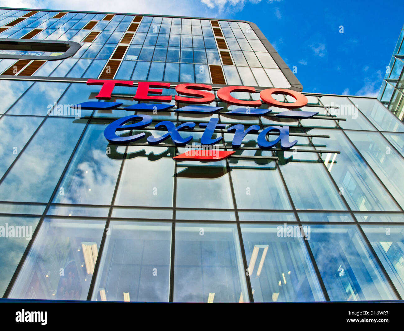 Tesco Extra Store, Woolwich, London, England, United Kingdom Stock