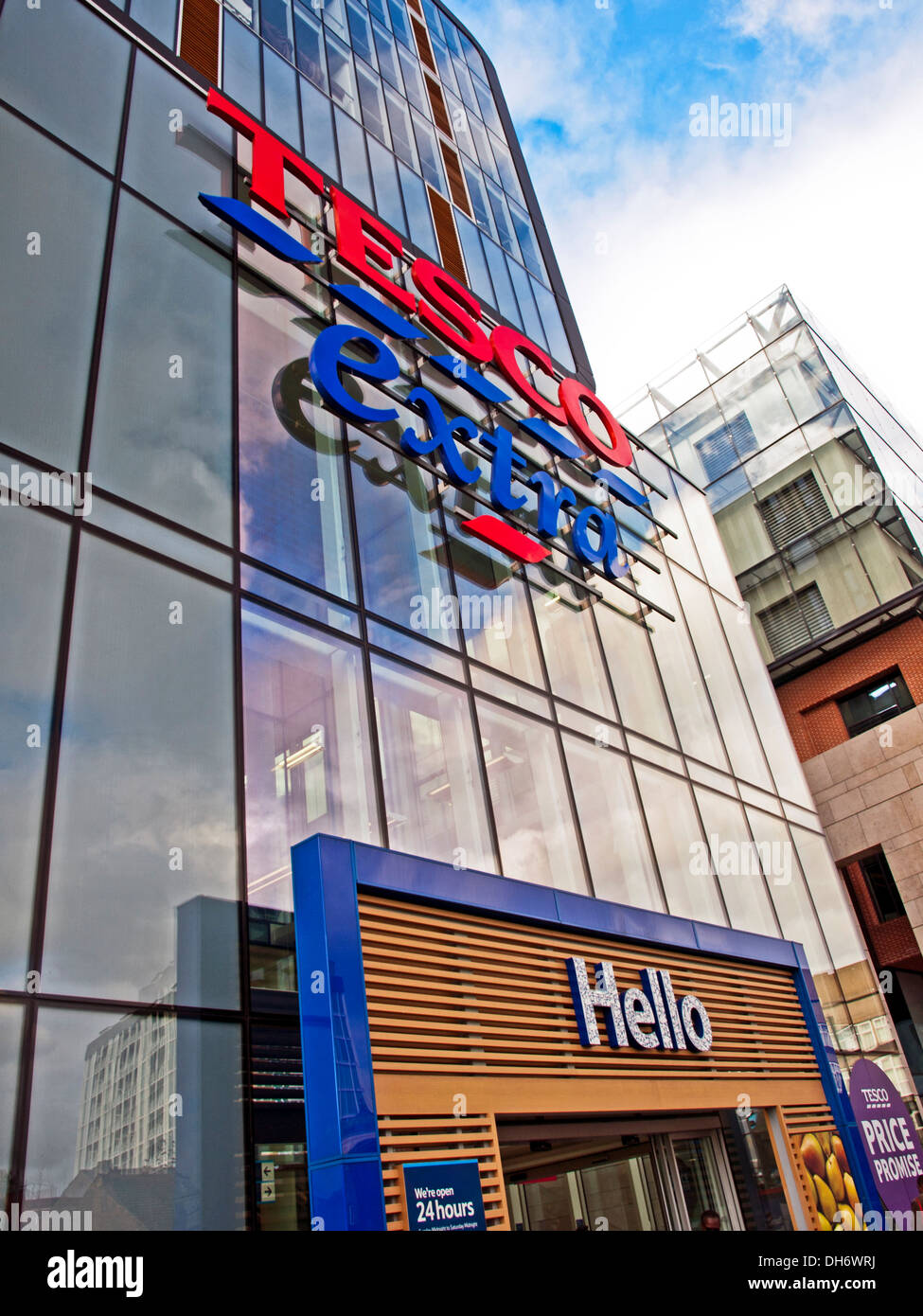 Tesco Extra Store, Woolwich, London, England, United Kingdom Stock