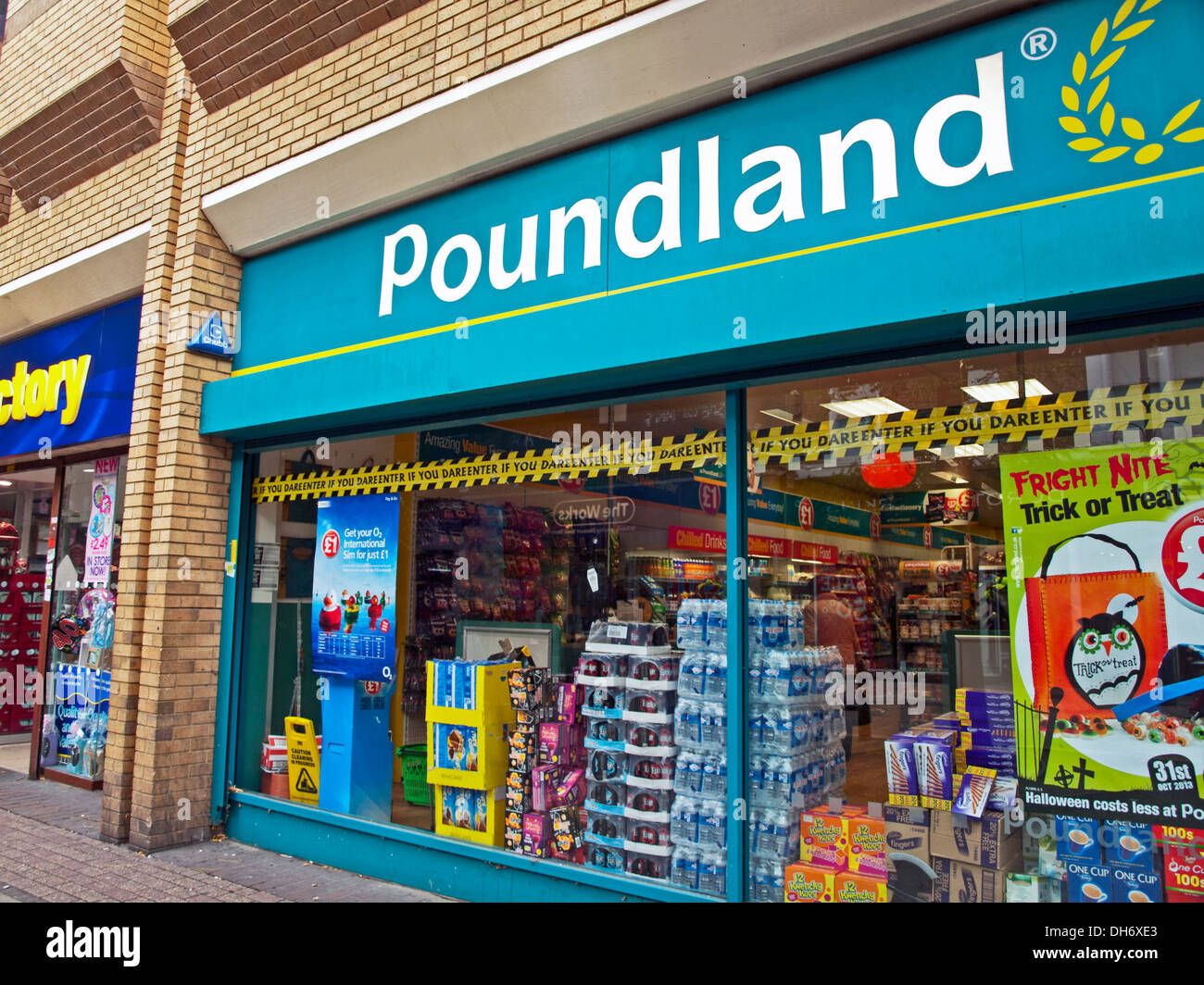 Poundland store, Woolwich Town Centre, London, England, United Kingdom