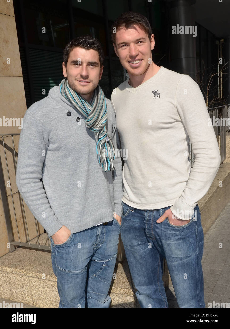 Bernard Brogan, Eamonn Fennell Celebrities at Today FM studios Dublin, Ireland - 14.03.12 Stock Photo