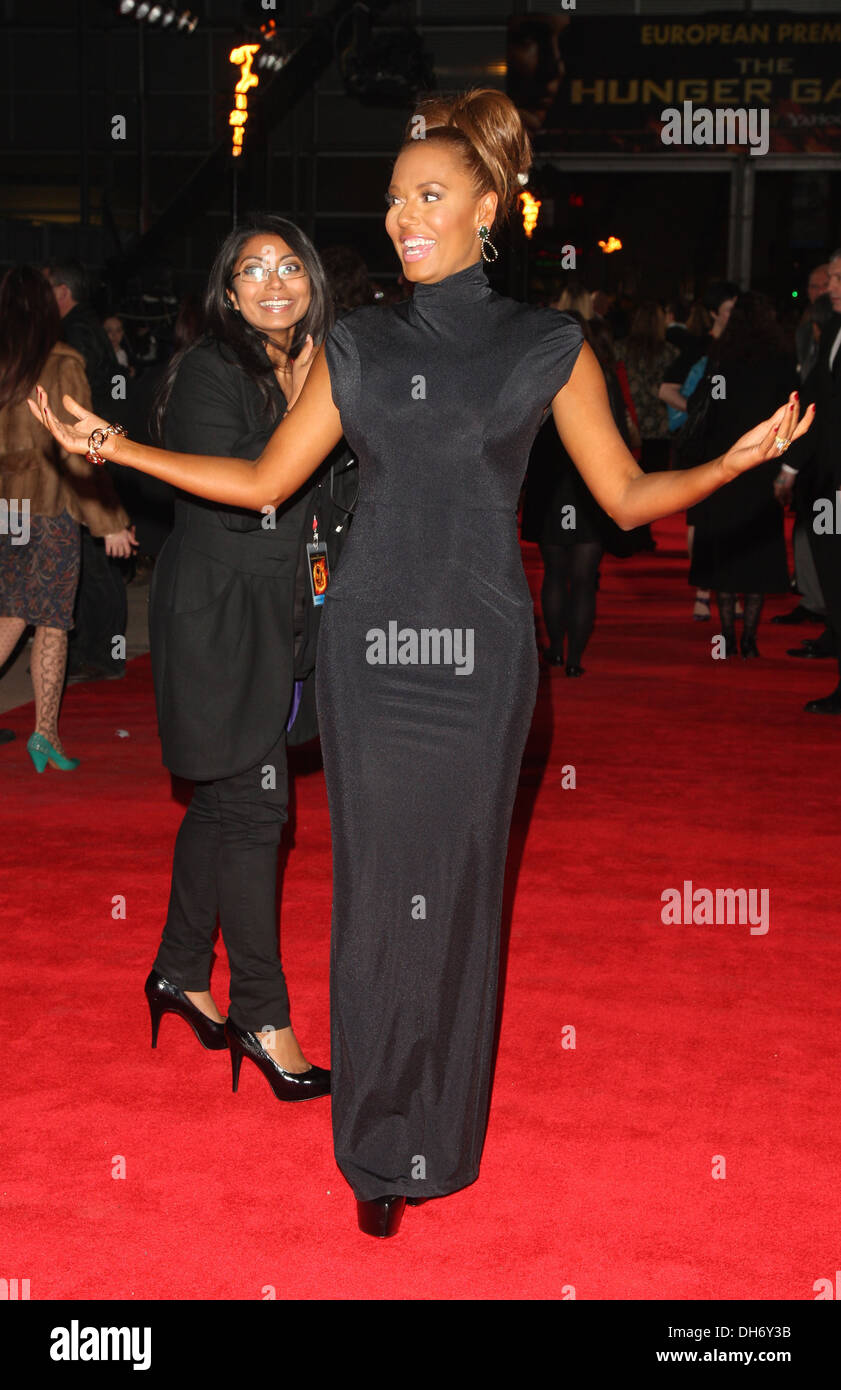 Melanie Brown aka Mel B The Hunger Games premiere held at the O2