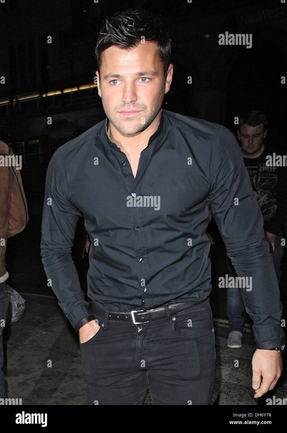 Mark Wright arriving at Aura London, England 15.03.12 Stock