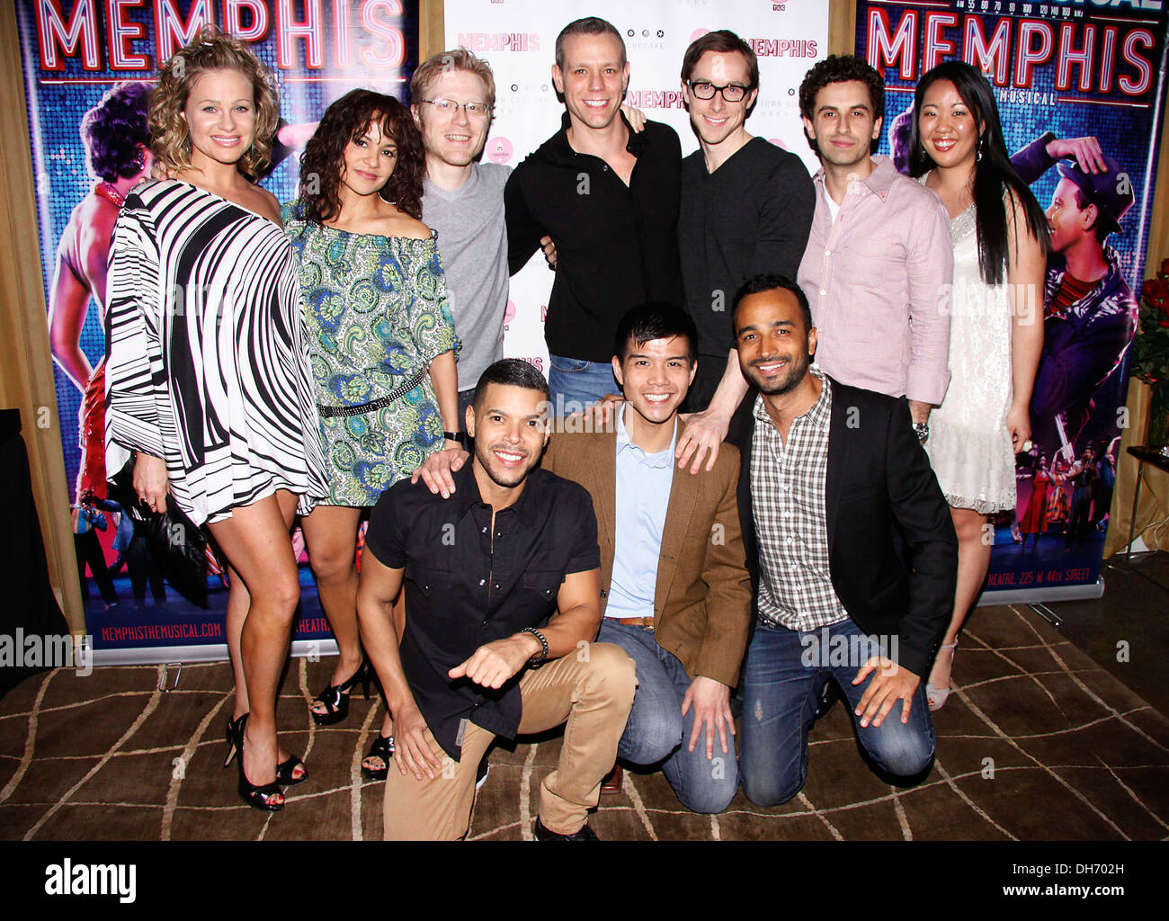 Cast members from Rent, including Adam Pascal, Anthony Rapp, Wilson ...