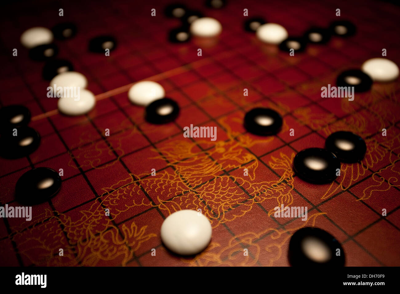 Go Board Game Stock Photo - Alamy