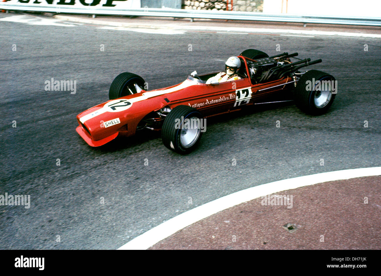 Vic Elford in the Cooper-Maserati T686B finished 7th, Monaco GP 18 May 1969. Stock Photo