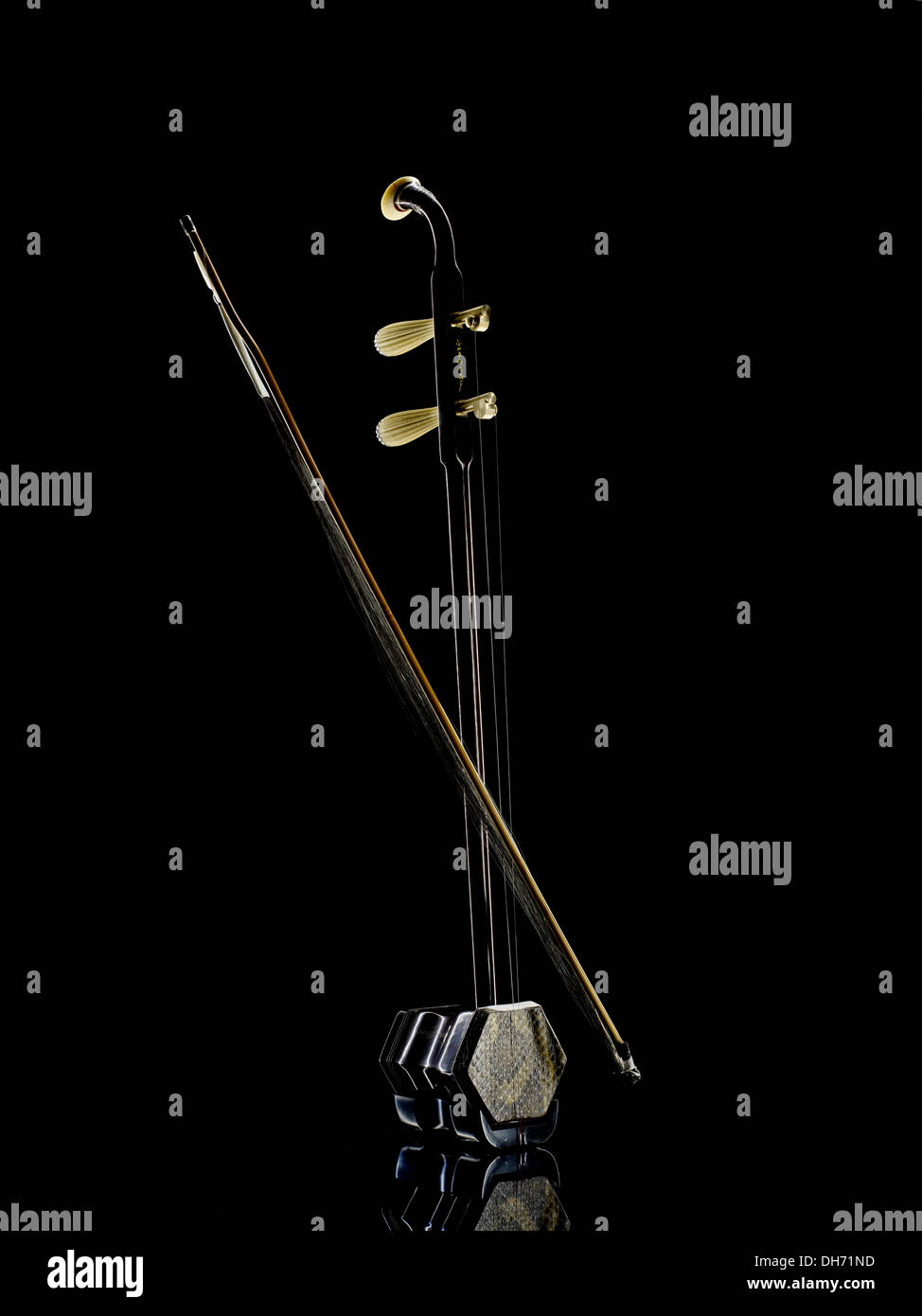 Chinese musical instrument, Erhu Stock Photo