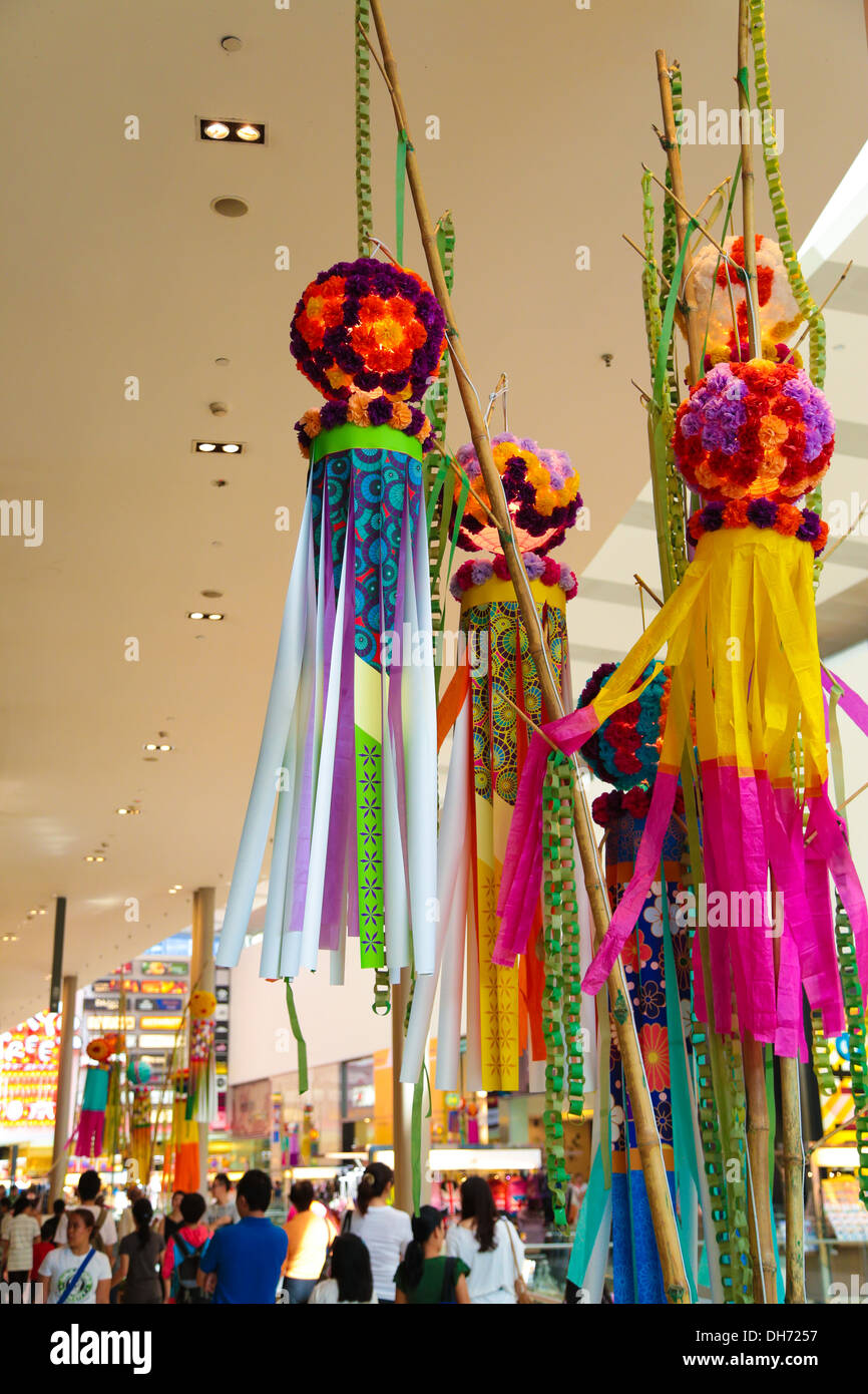 Festive decoration at the japanese shopping district of Pavillion