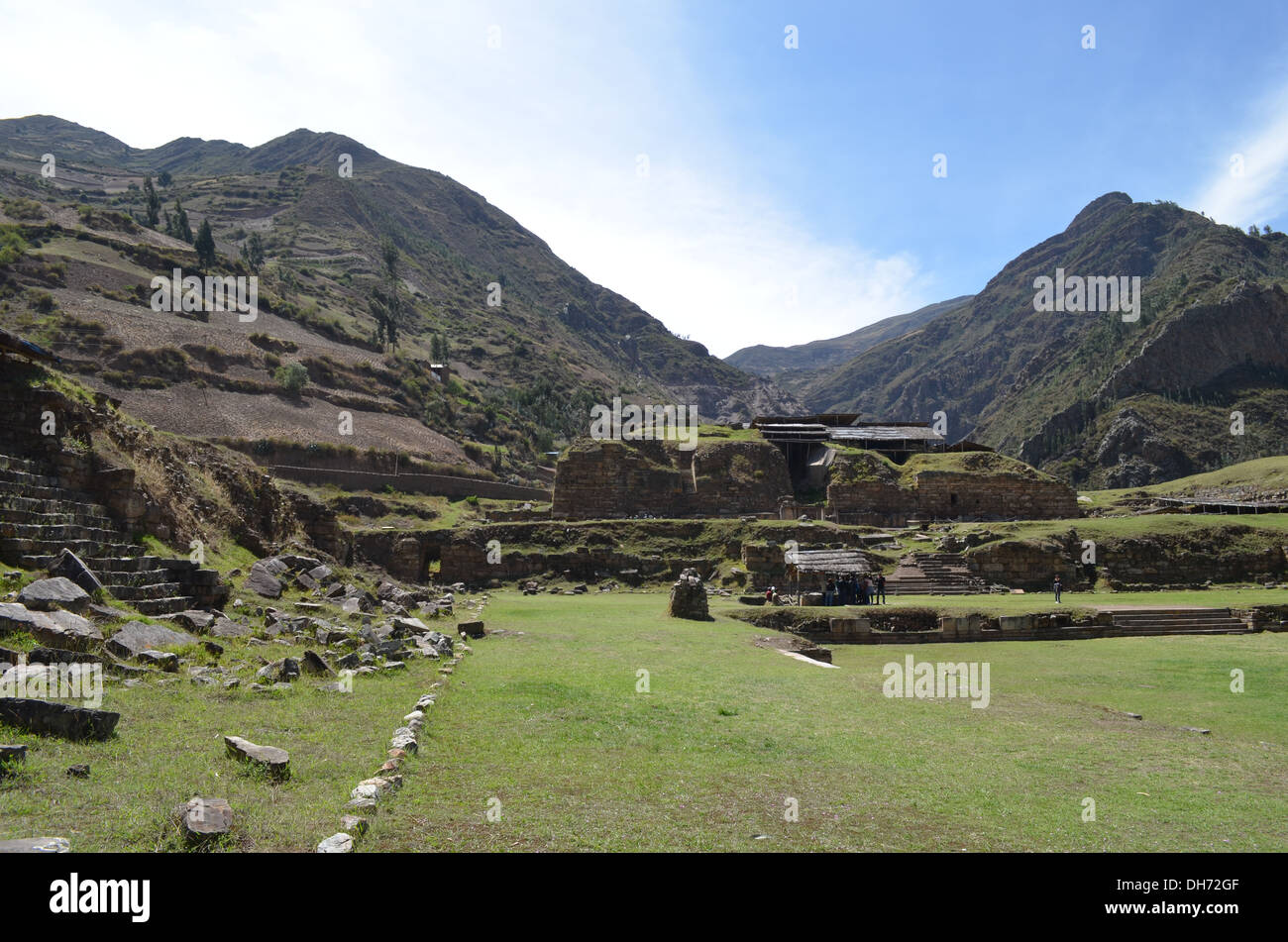 Chavin de Huantar temple complex, Ancash Province, Peru Stock Photo - Alamy