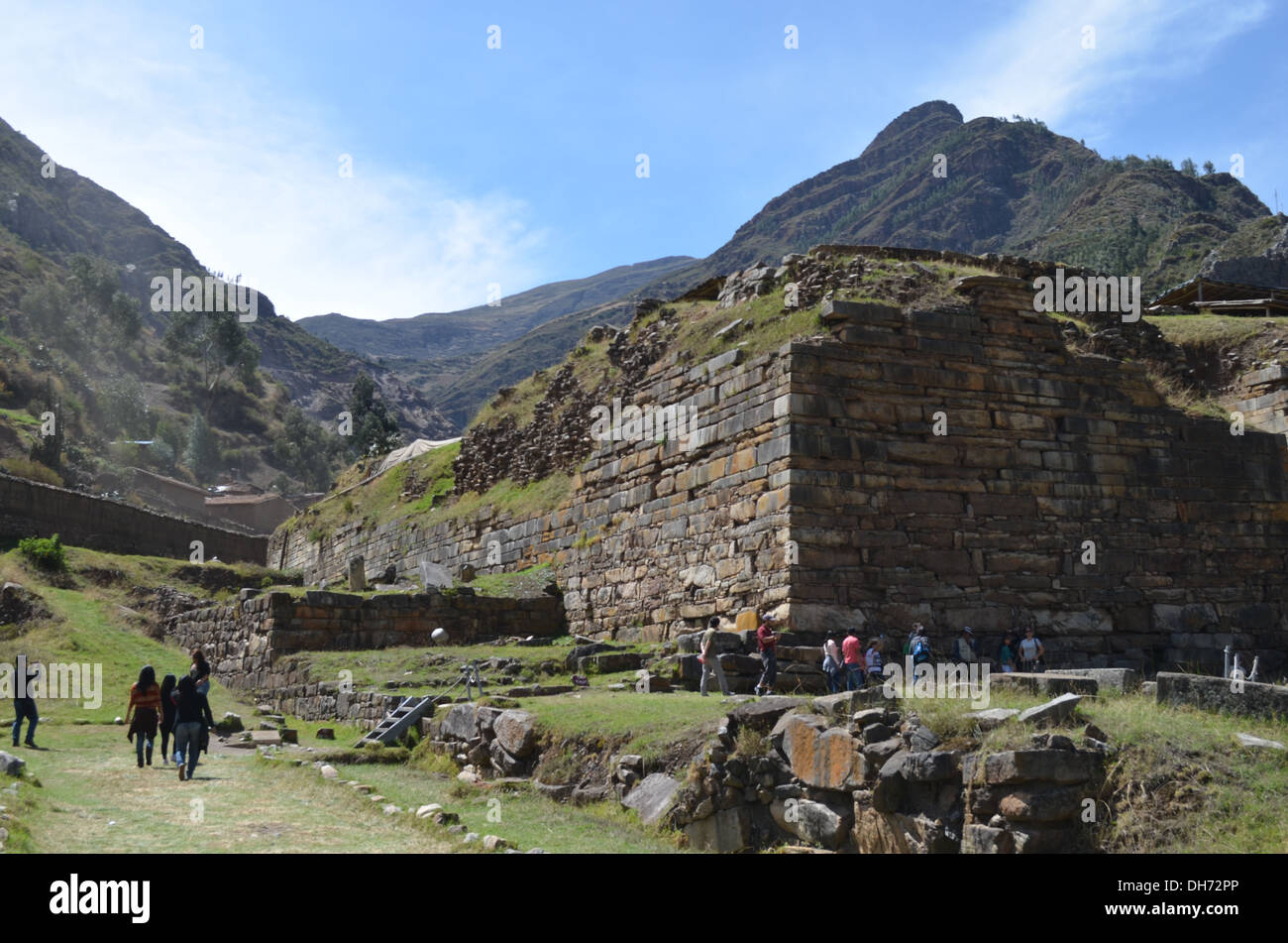 Chavin de Huantar temple complex, Ancash Province, Peru Stock Photo - Alamy