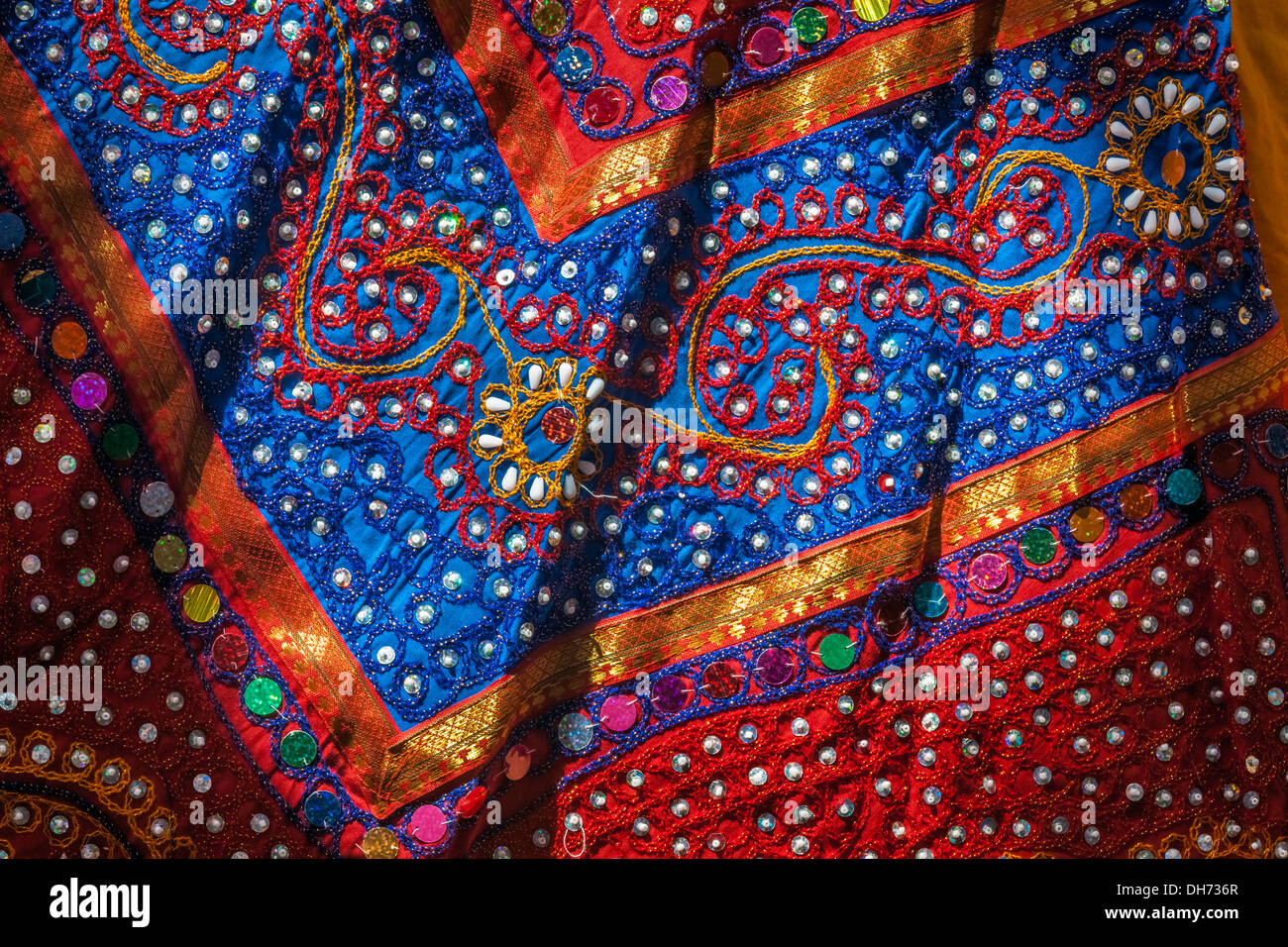 India, Rajasthan, Pushkar, textile, fabric, dress Stock Photo: 62236463