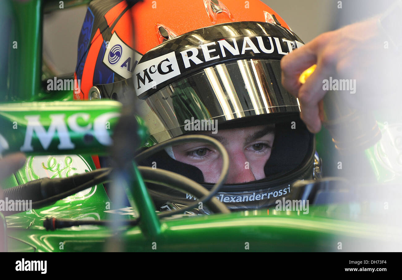 Alexander Rossi of Caterham f1 Team during the F1 young driver/tyre