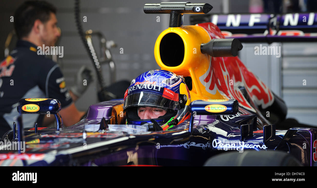 Daniel Ricciardo of Scuderia Toro Rosso having an afternoon in the Red Bull  during the 2nd day of the F1 young driver test Stock Photo - Alamy
