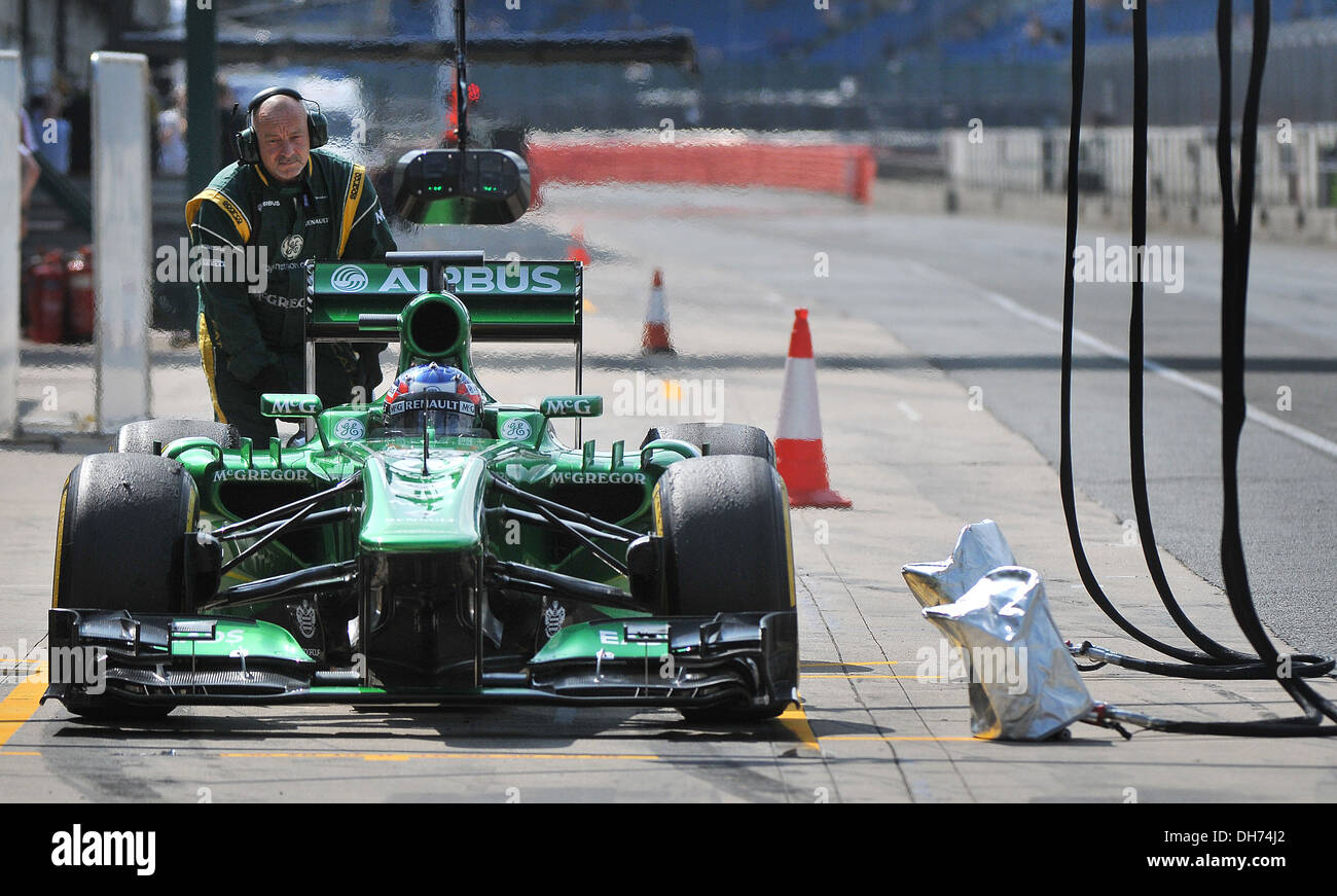 Will Stevens of Caterham F1 Team during the 2nd day of the F1 young