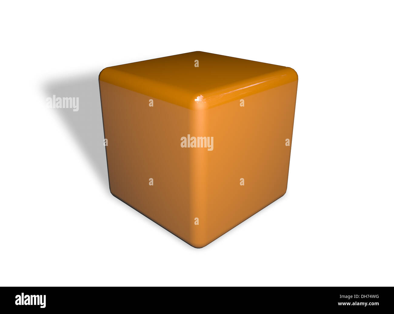 White 3d dimensional cube hi-res stock photography and images - Alamy