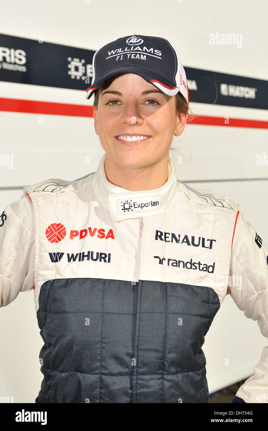 Susie Wolff Of Williams F1 Team After The 3rd Day Of The F1 Young Driver Tyre Test At The Silverstone Circuit Stock Photo Alamy