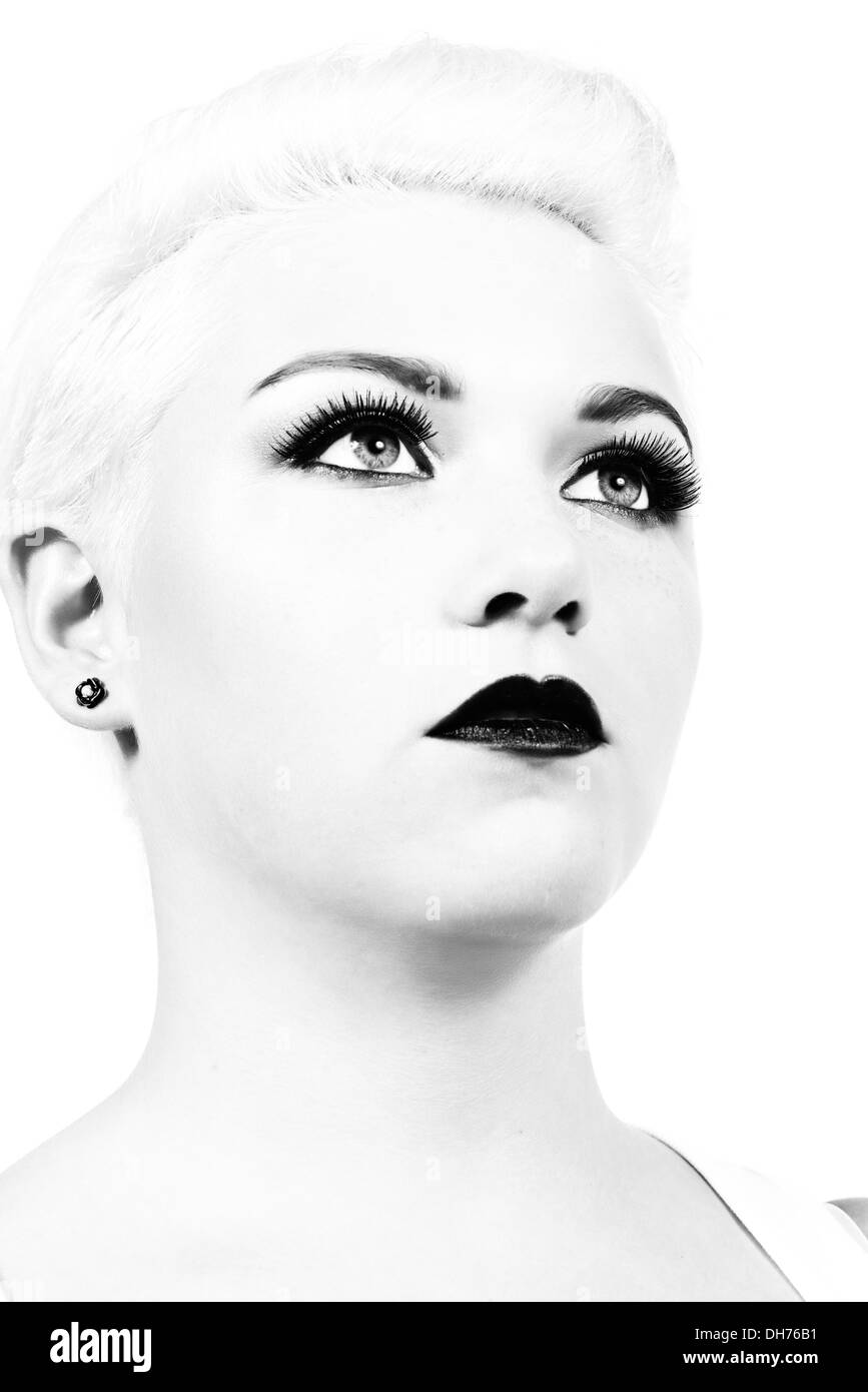 miley cyrus look-alike creative shoot paint underwear sledge hammer