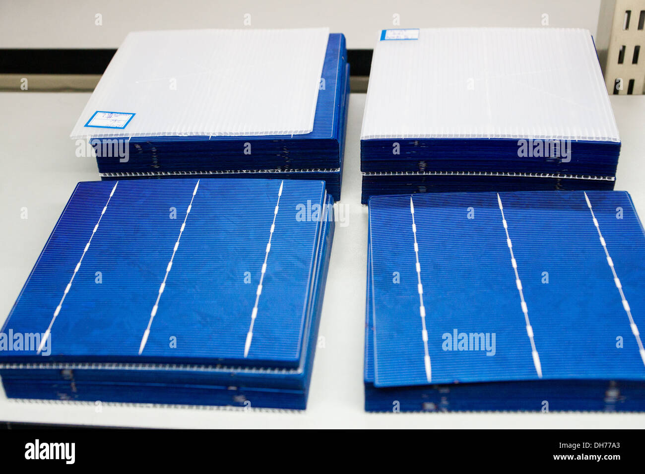 Solar Photovoltaic cells Stock Photo