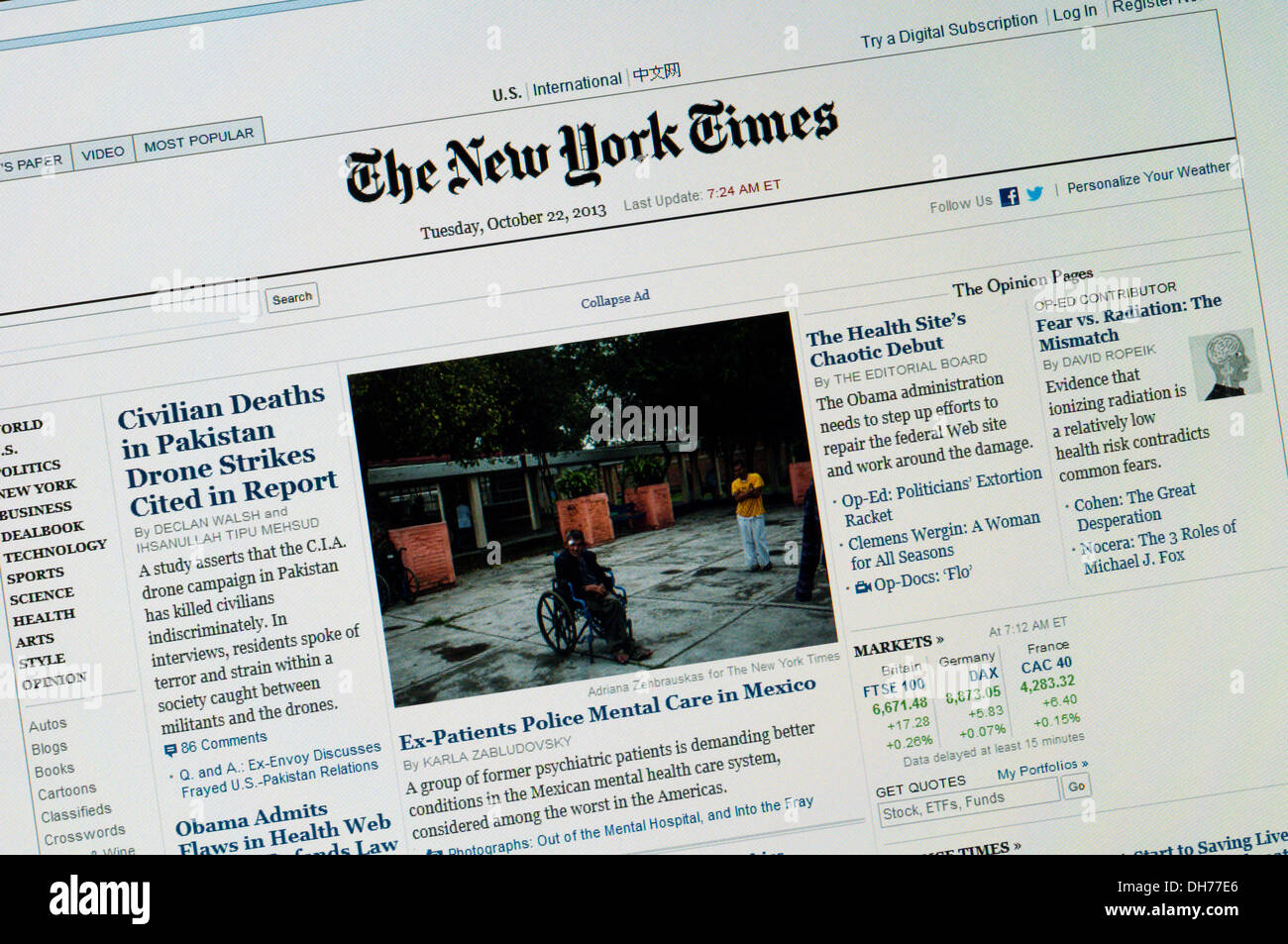New york times newspaper hires stock photography and images Alamy