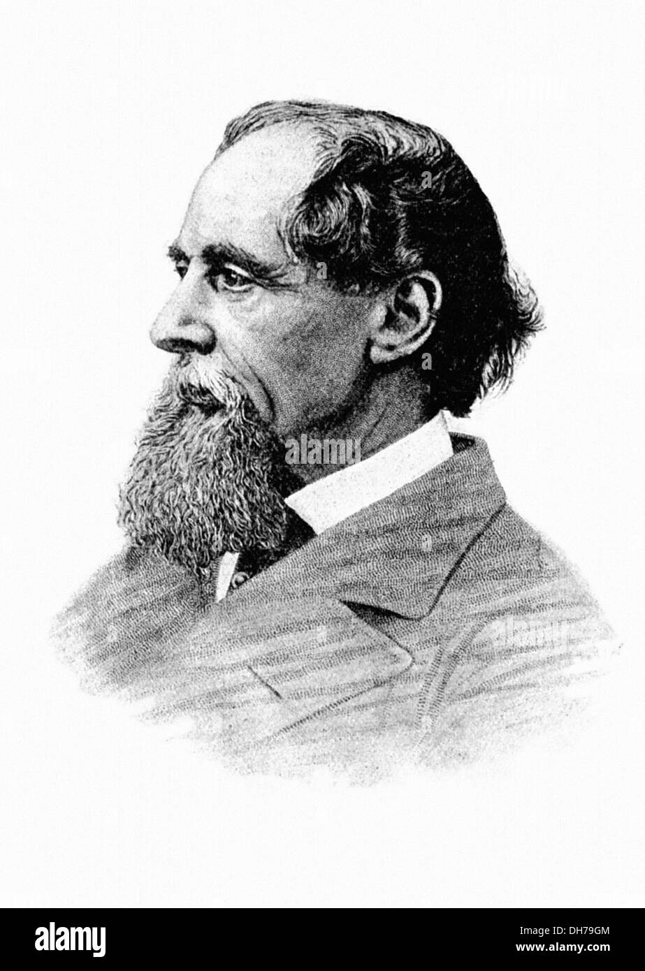 Charles Dickens - 7 February 1812 – 9 June 1870 - English writer Stock Photo