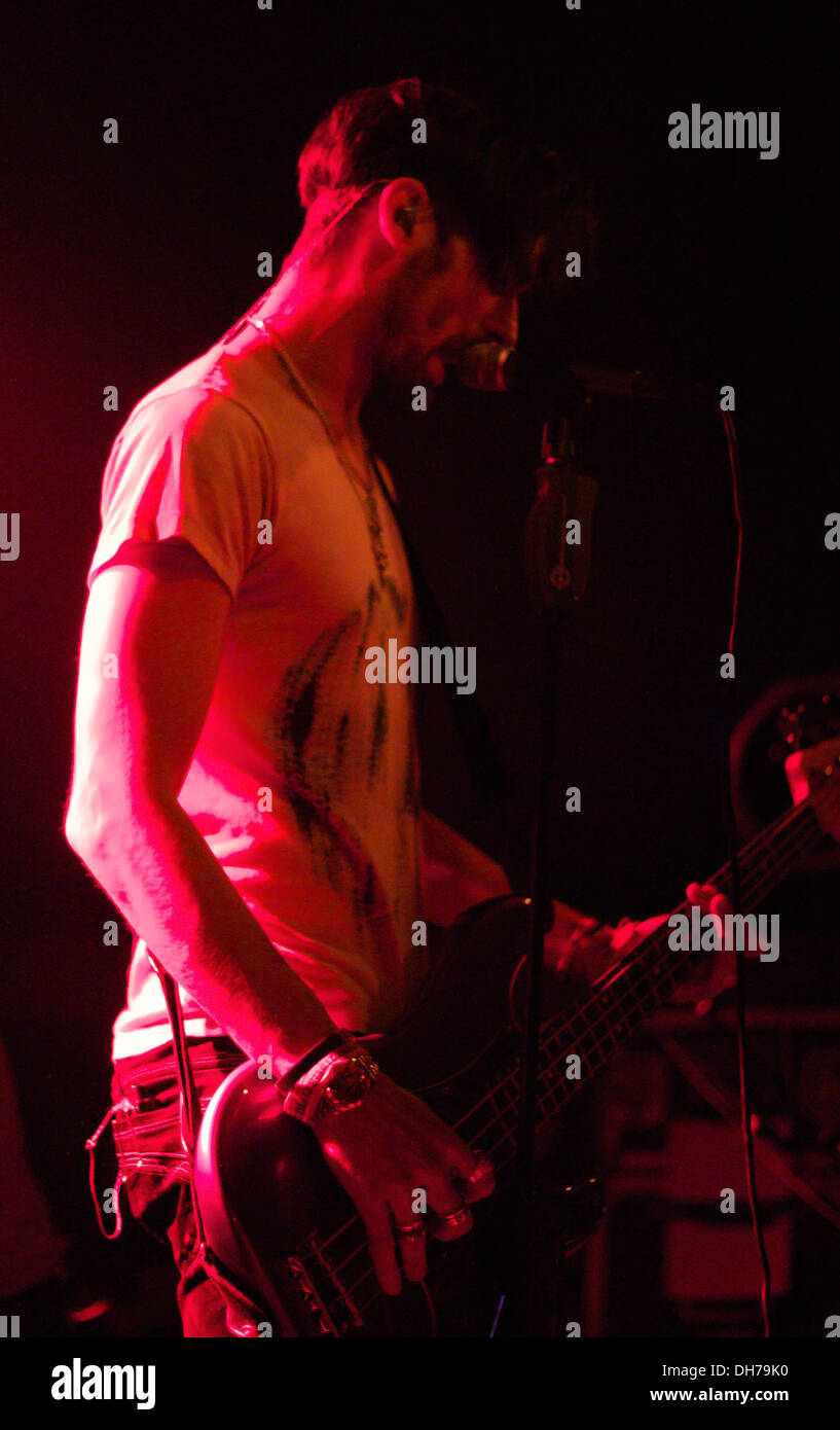Tyson Ritter AllAmerican Rejects perform live at Garage London England 15.03.12 Stock Photo