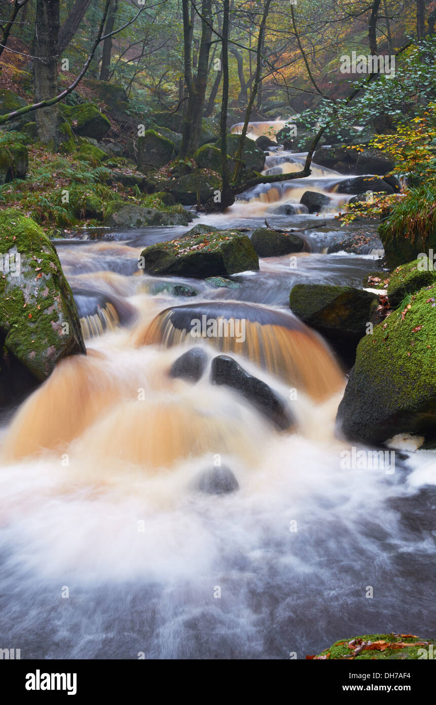 Padley gorge waterfalls peak district hi-res stock photography and ...