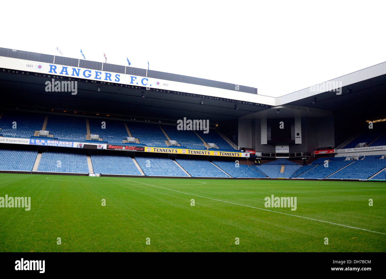 Rangers Football Club - Ibrox Stadium Glasgow, Scotland - 16.03.12 Stock Photo