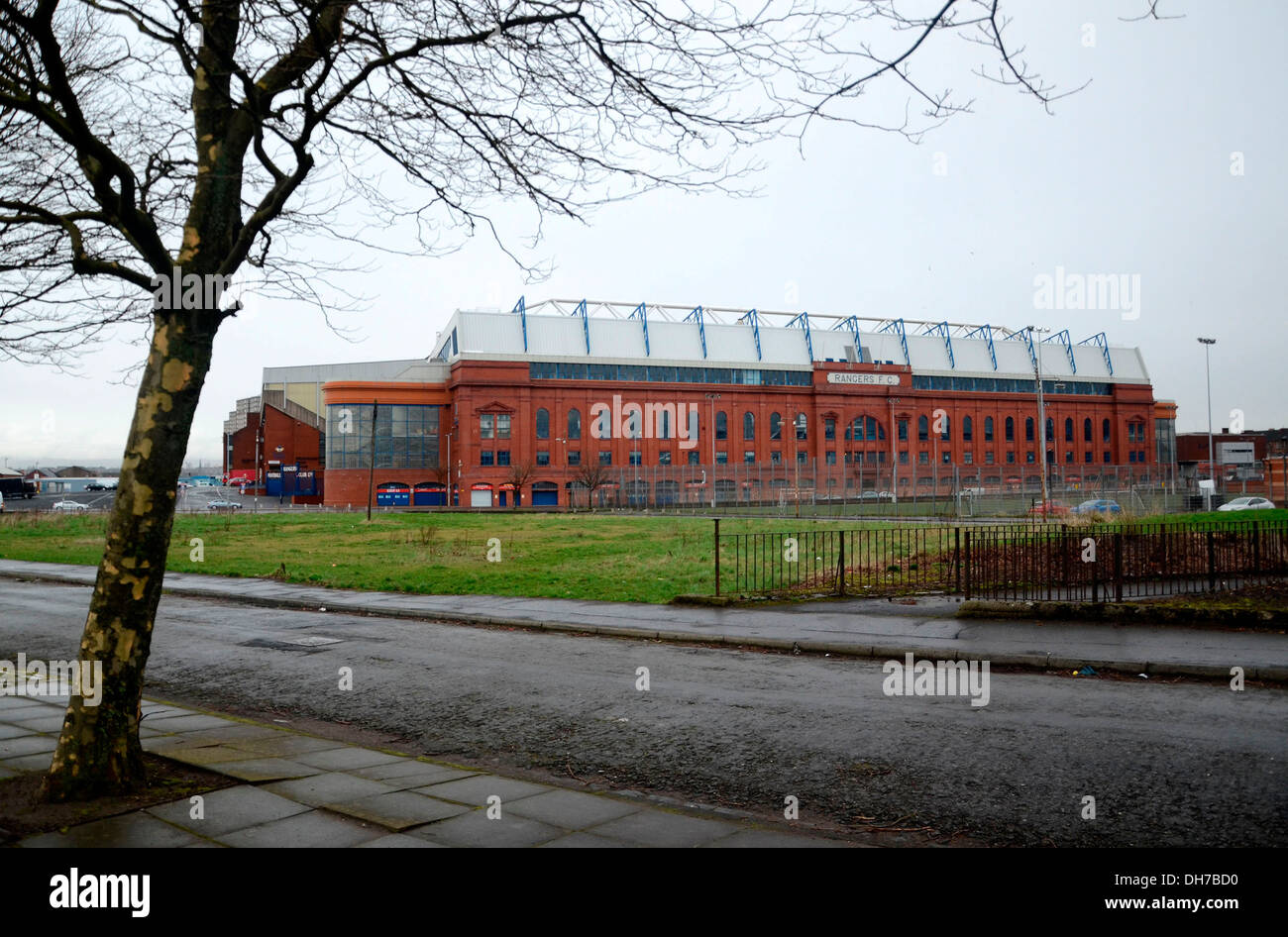 Entrance to Ibrox football stadium, the home of Rangers Football Club,  Govan, Glasgow, Scotland, UK Stock Photo - Alamy