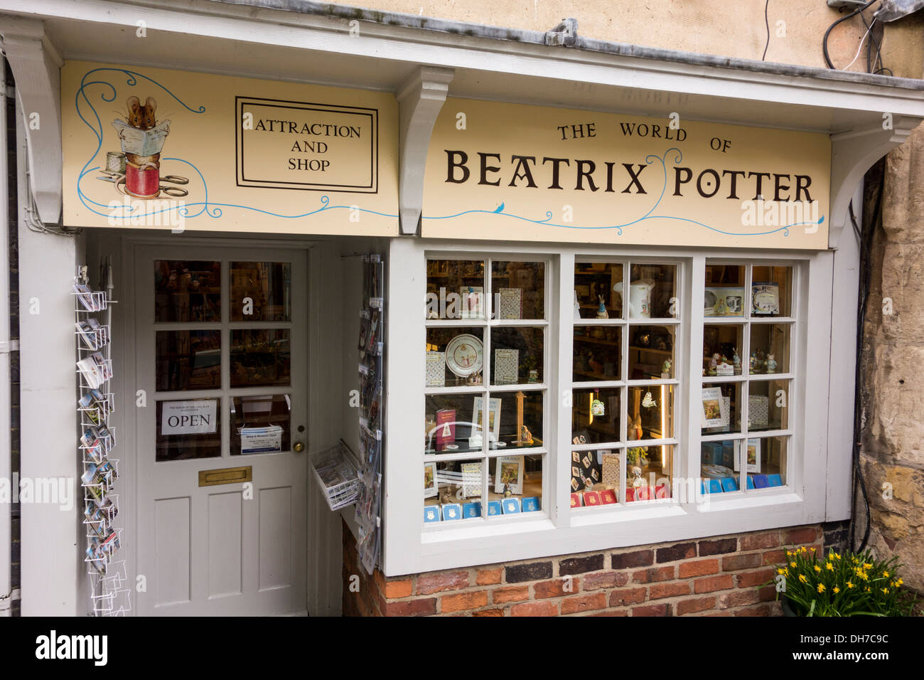 The World of Beatrix Potter shop in College Court, Gloucester, Gloucestershire, UK Stock Photo