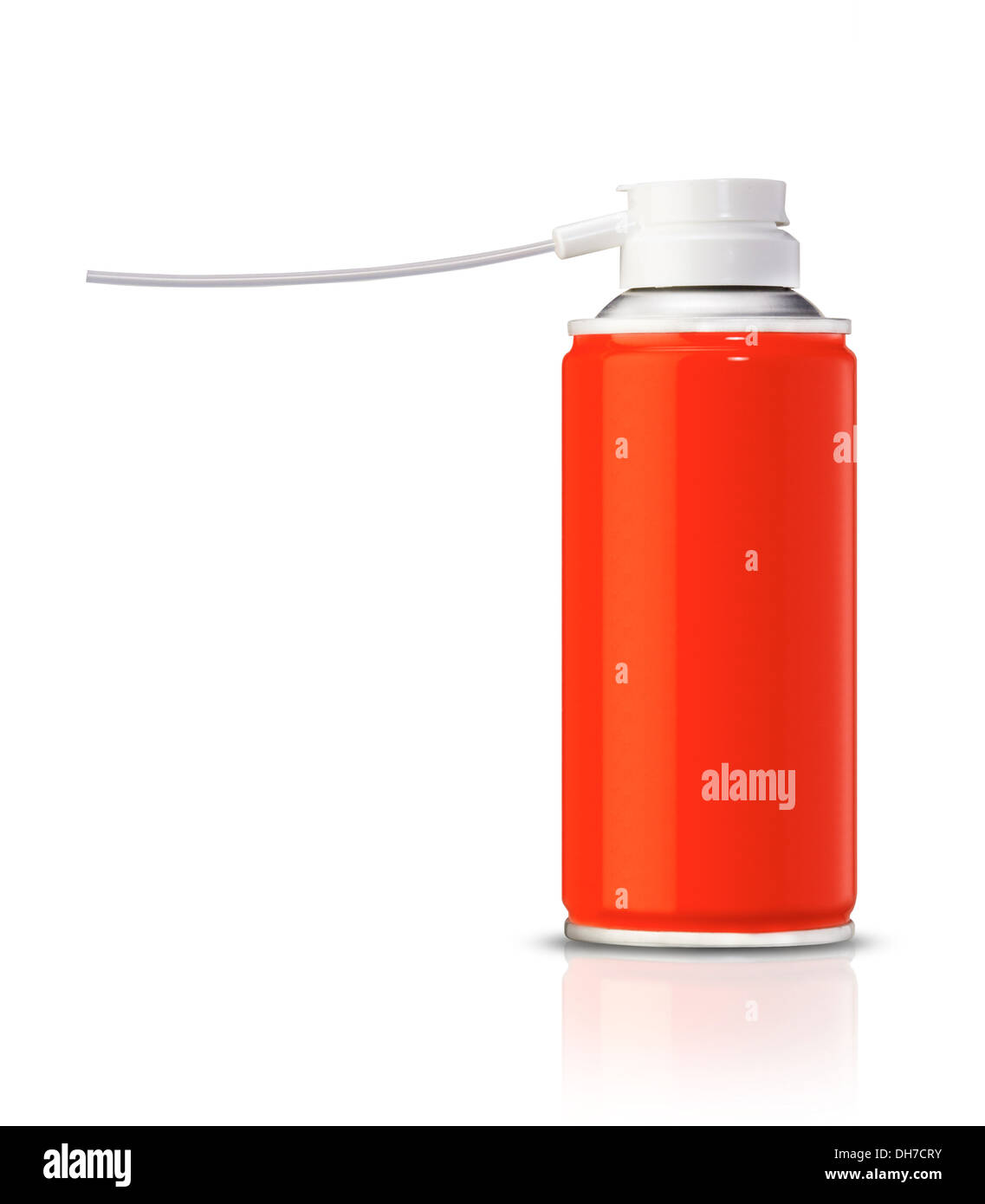 Aluminum spray can, you can use it as painting spray can or Insecticide can. (with clipping work path) Stock Photo