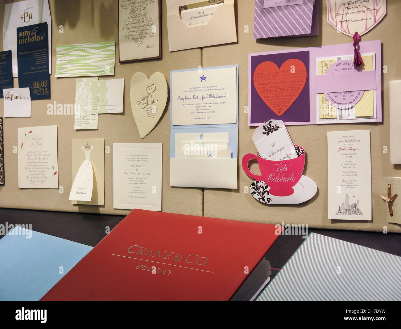 Stationery Display in Bloomingdale's Department Store Interior, NYC