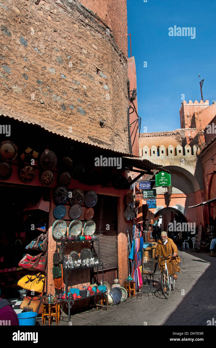 Marrakesh Morocco Medina Souk Market Shop Stock Photo