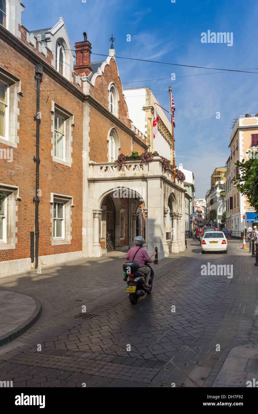 THE CONVENT OR GOVERNORS RESIDENCE GIBRALTAR Stock Photo