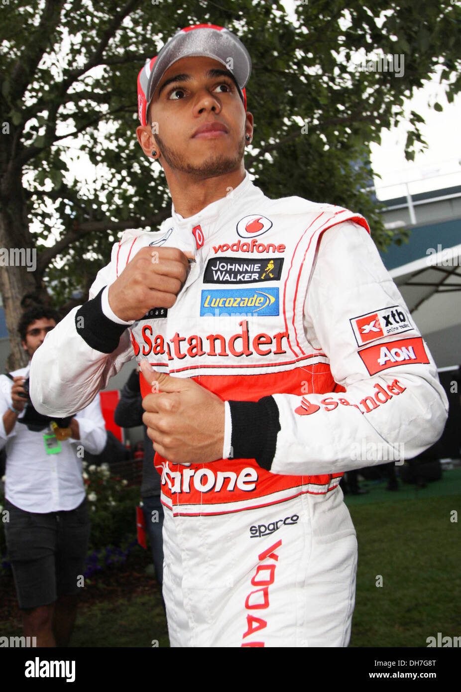 Lewis Hamilton n mula One Grand Prix - Practice Melbourne  - 16.03.12 Stock Photo