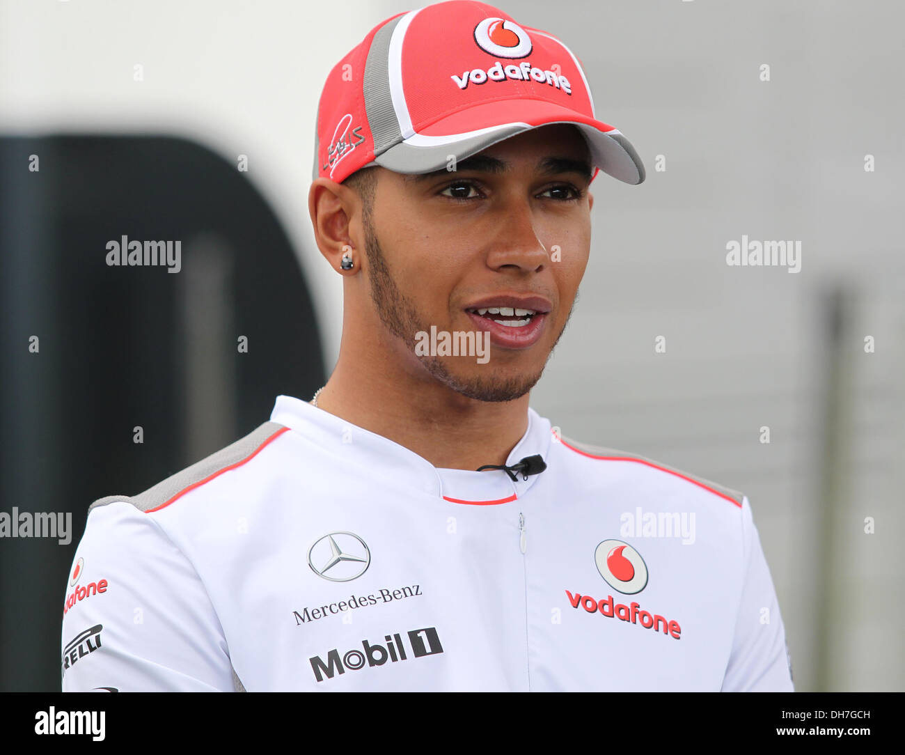 Lewis Hamilton n mula One Grand Prix - Practice Melbourne  - 16.03.12 Stock Photo